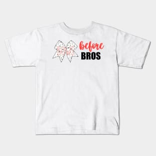 bows before bros Kids T-Shirt